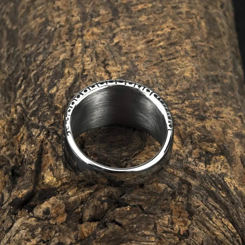 Vintage Mamba Ruby  Sterling Silver Ring