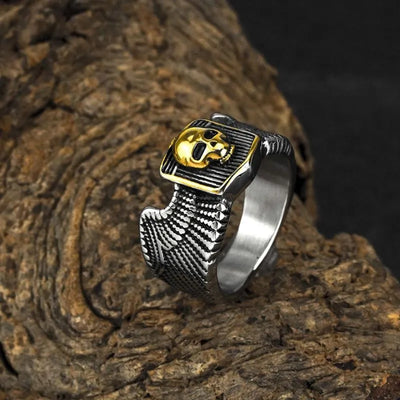 Vintage Punk Skull Ring