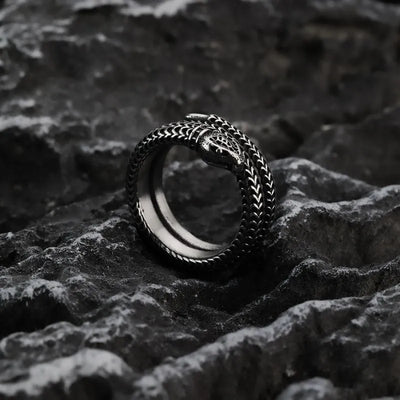 Vintage Snake  Sterling Silver Ring