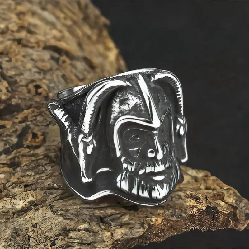 Vintage Viking Oidn  Sterling Silver Ring