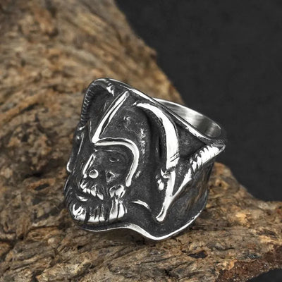 Vintage Viking Oidn  Sterling Silver Ring