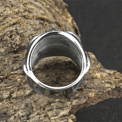Vintage Viking Oidn  Sterling Silver Ring