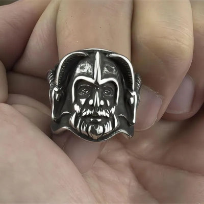 Vintage Viking Oidn  Sterling Silver Ring