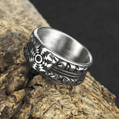 Vintage Viking Rune Ring