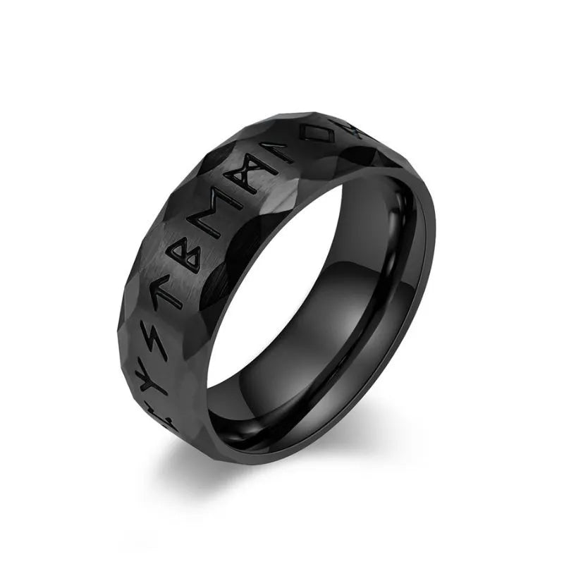 Vintage  Viking Rune  Sterling Silver Ring