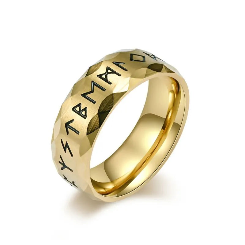Vintage  Viking Rune  Sterling Silver Ring