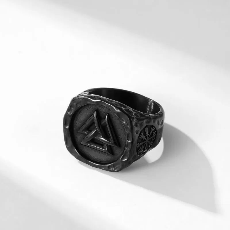Vintage Viking Valknut Ring