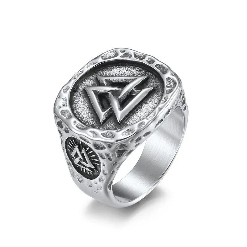 Vintage Viking Valknut Ring