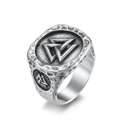 Vintage Viking Valknut Ring