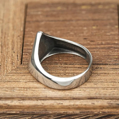 Vintage Viking Valknut  Sterling Silver Ring