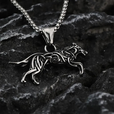 Vintage Viking Wolf  Fennrir Pendat