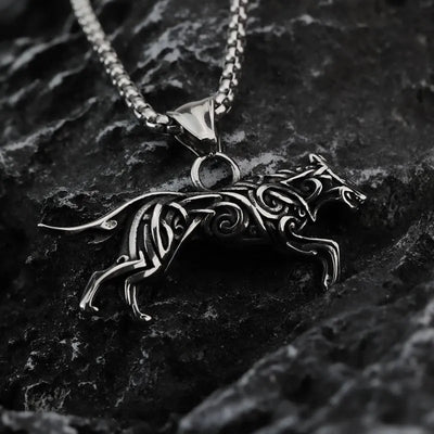 Vintage Viking Wolf  Fennrir Pendat