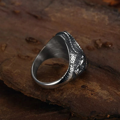 Vintage lighthouse  Sterling Silver Ring
