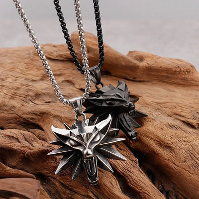 Witcher 3 Wolf Head Pendant