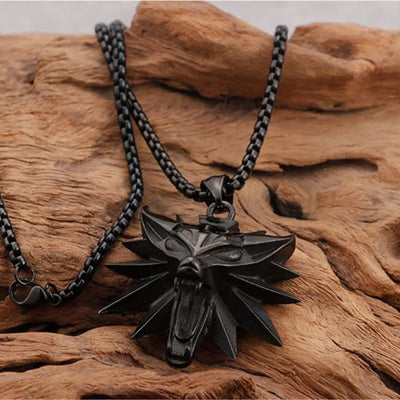 Witcher 3 Wolf Head Pendant