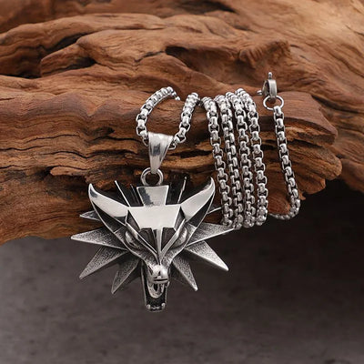 Witcher 3 Wolf Head Pendant