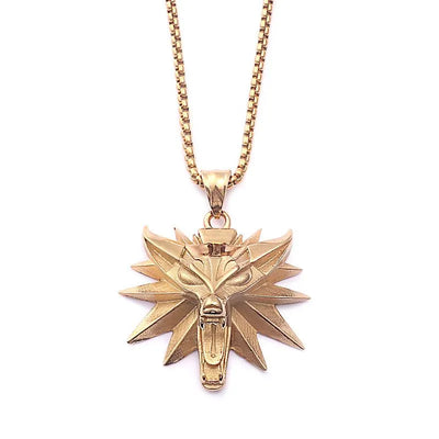 Witcher 3 Wolf Head Pendant
