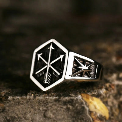 Vintage Arrow  Sterling Silver Ring