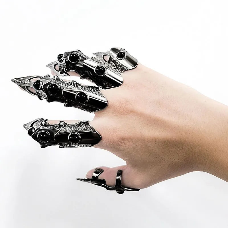 Detachable Exoskeleton Armor Finger Claw Ring