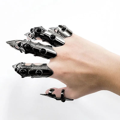 Detachable Exoskeleton Armor Finger Claw Ring