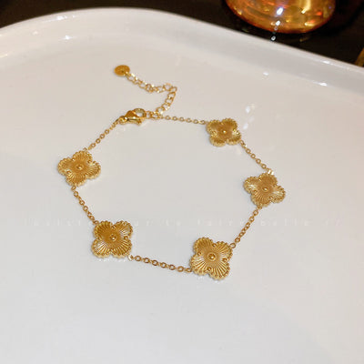 Zircon Flower Bracelet