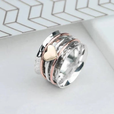 🔥 50% OFF FOR 2nd Item 🎁 Self Love Spinner Heart Ring💖