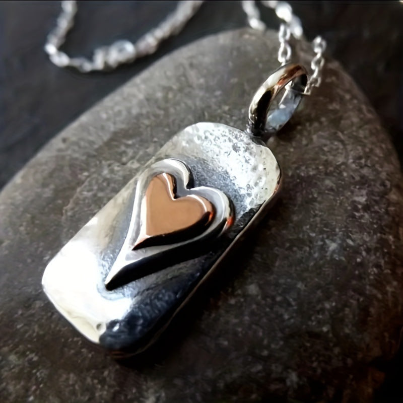 Double Love Retro Necklace