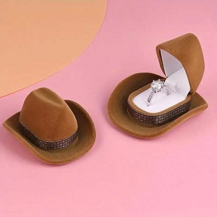 Cowboy Hat Ring Box