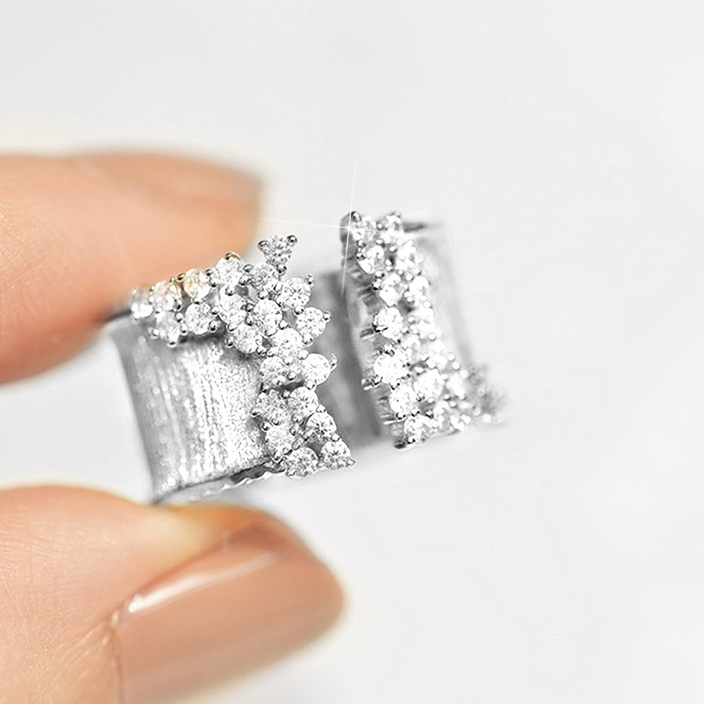 Open Zircon Ring