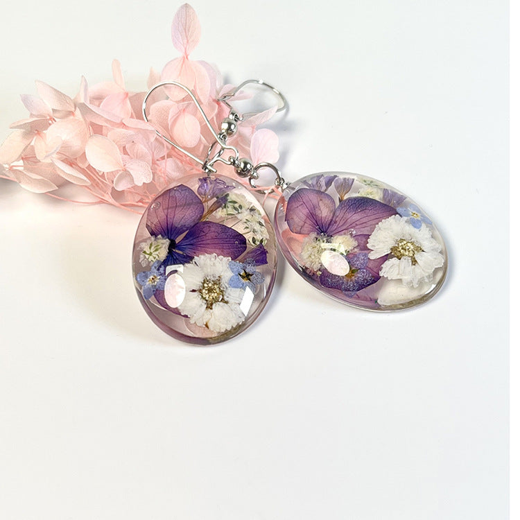 Vintage Crystal Blossom Earrings