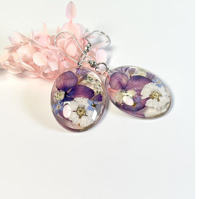 Vintage Crystal Blossom Earrings