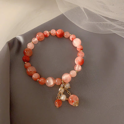 Baroque Freshwater Pearl Crystal Bracelet