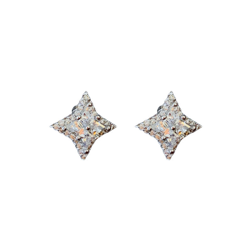 Set Goron Ddiamwnt Zircon Lloerlys Gwyllt