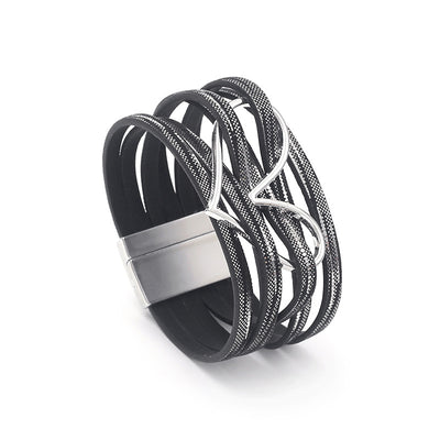 Colorful Multi-layer Leather Bracelets