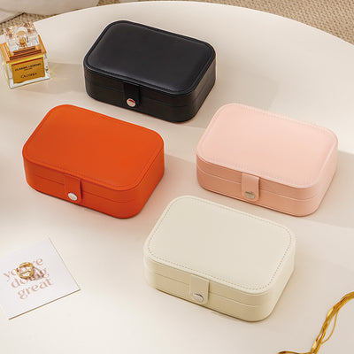 Travel Portable Zipper Jewelry Box