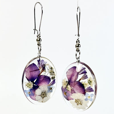 Vintage Crystal Blossom Earrings