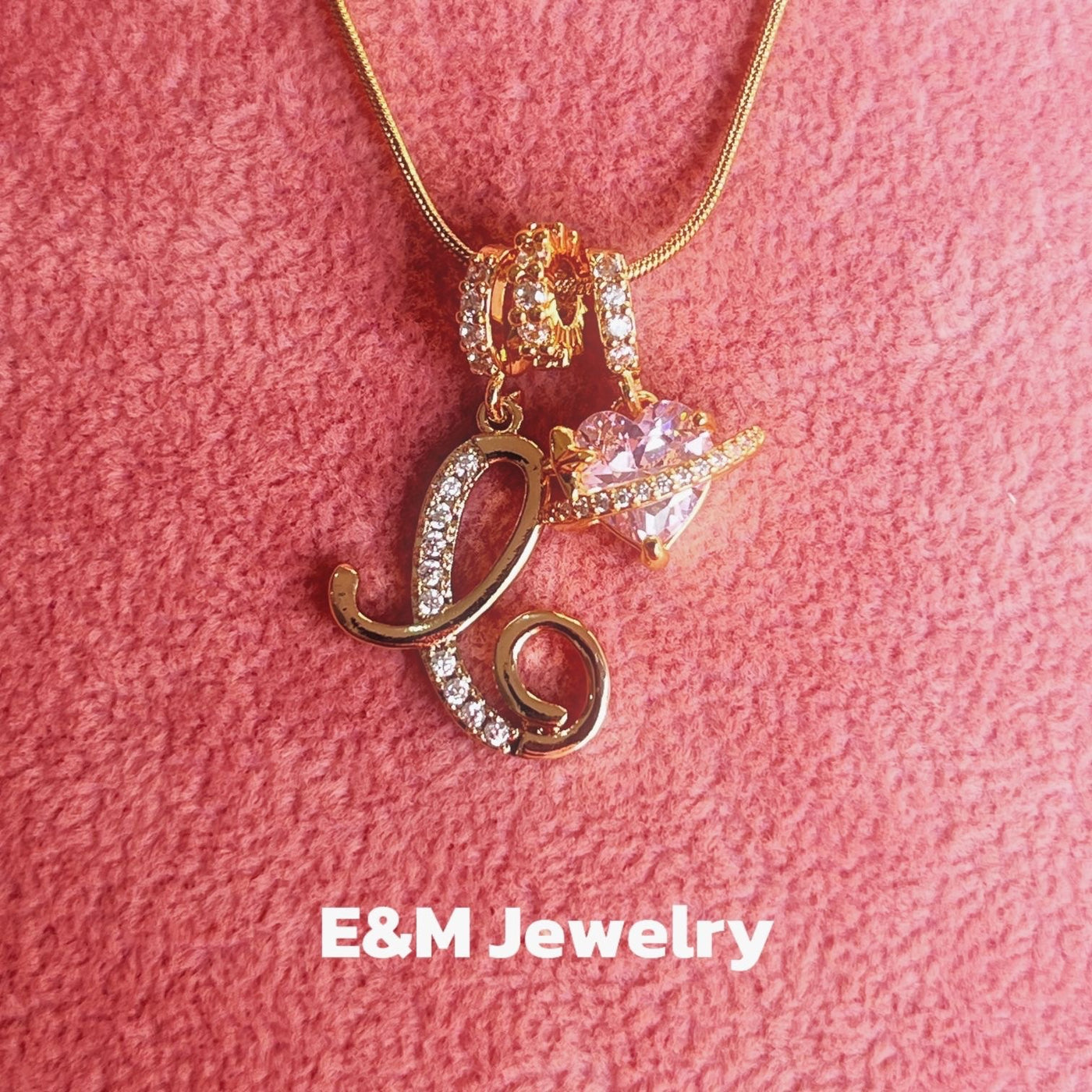 Personalized Custom 18K Gold Plated Alphabet Necklace, Artistic Design Name Necklace, Fashionable Exquisite Gift for Women and Girls