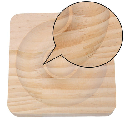 Pine Wood Color Bracelet Display Plate