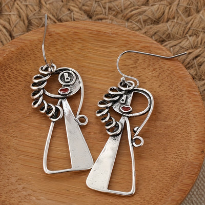 Retro Hip-hop Quirky Swing Earrings