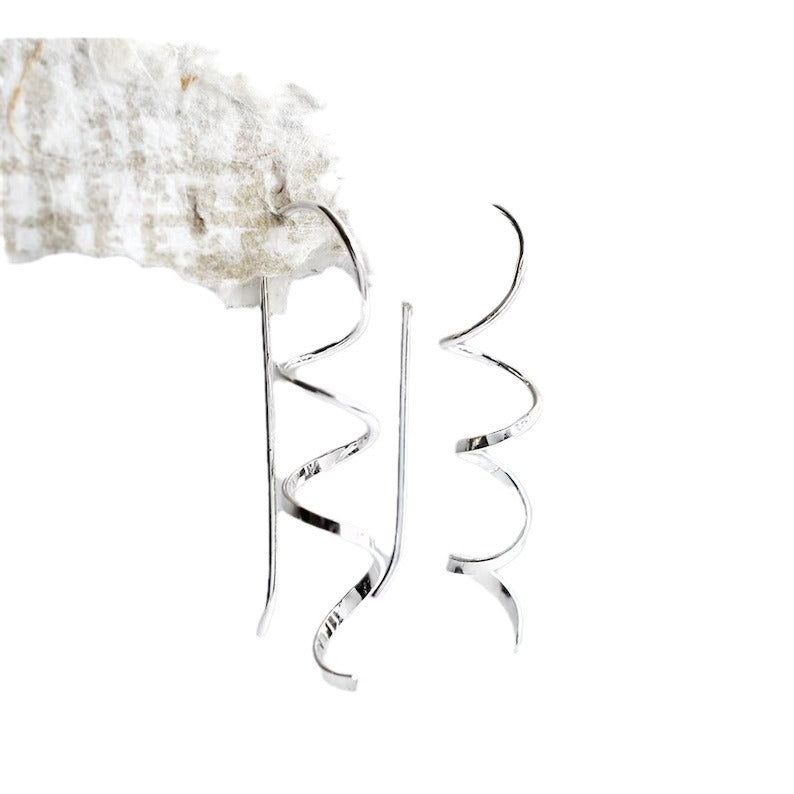Spiral earrings