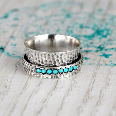 🔥Last Day 49% OFF🎁Turquoise Spinner Ring