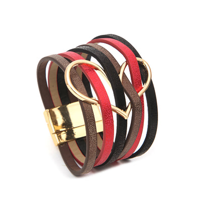Colorful Multi-layer Leather Bracelets