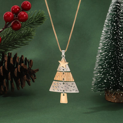 Christmas Pine Tree Necklace