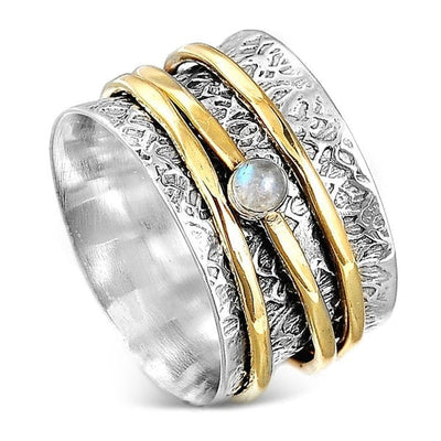 🔥Last Day 49% OFF🎁Moonstone Meditation Ring