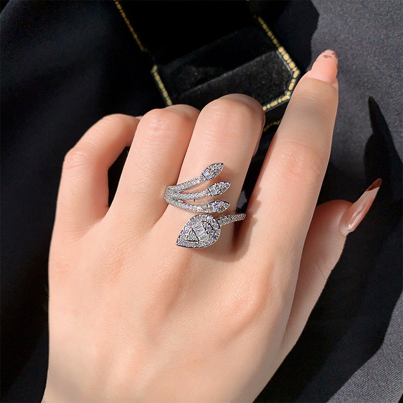 Gwregys Blodyn Creadigol Vintage Zirconia