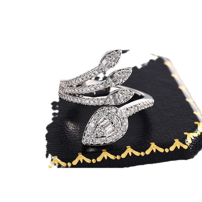 Gwregys Blodyn Creadigol Vintage Zirconia