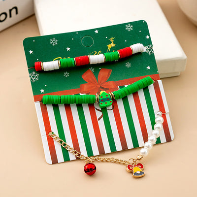 Christmas Deer Bell Bracelet