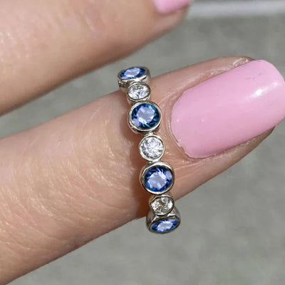 Zircon Diamond Ring