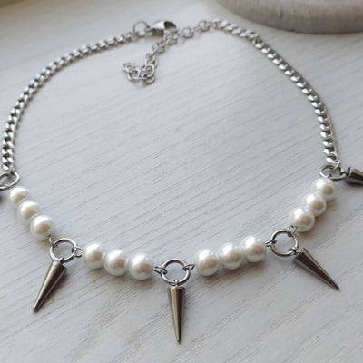 Pearl Nail Necklace