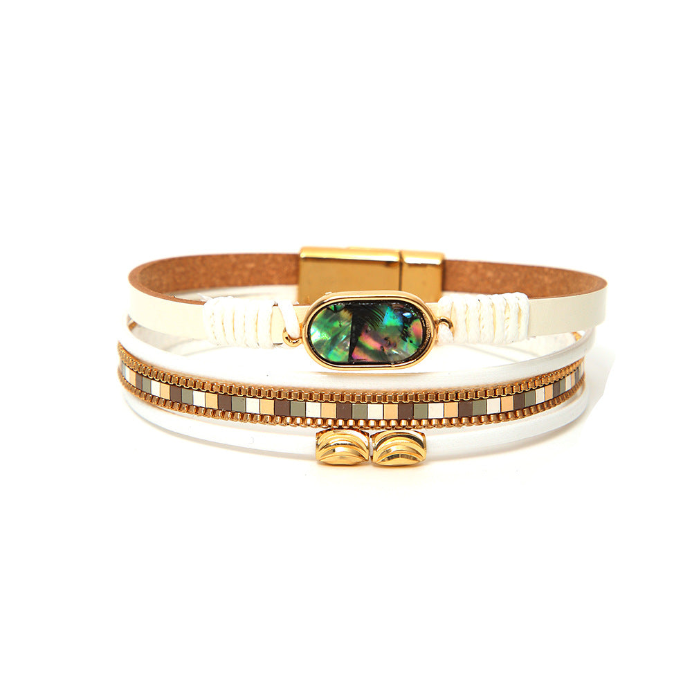 Forest Series  Multi-layer Leather Bracelets
